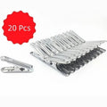 20Pcs Stainless Steel Laundry Pegs Non Slip Tight Grip For Washing Line Airer