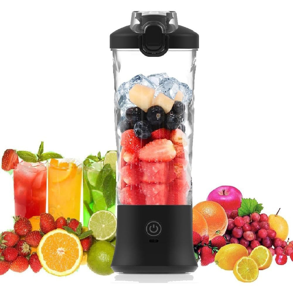 600ML Portable Blender Personal Blenders for Shakes Smoothie Maker Fruit Juicer