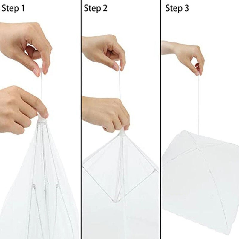 5pcs Collapsible Food Covers Nets Mesh Insect Fly Protector Kitchen Outdoor BBQ