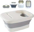 3 Colors Collapsible Foot Spa Bath Bucket Portable Pedicure Soaking Bowl