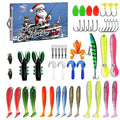 2026 Christmas Fishing Advent Calendar 24 Days Fishing Lure Countdown Calendar
