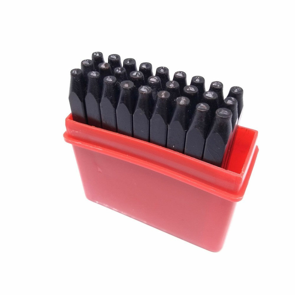 36Pcs Letter Number Stamp Punch Set DIY Hardened Ball Bearing Steel Tool UK