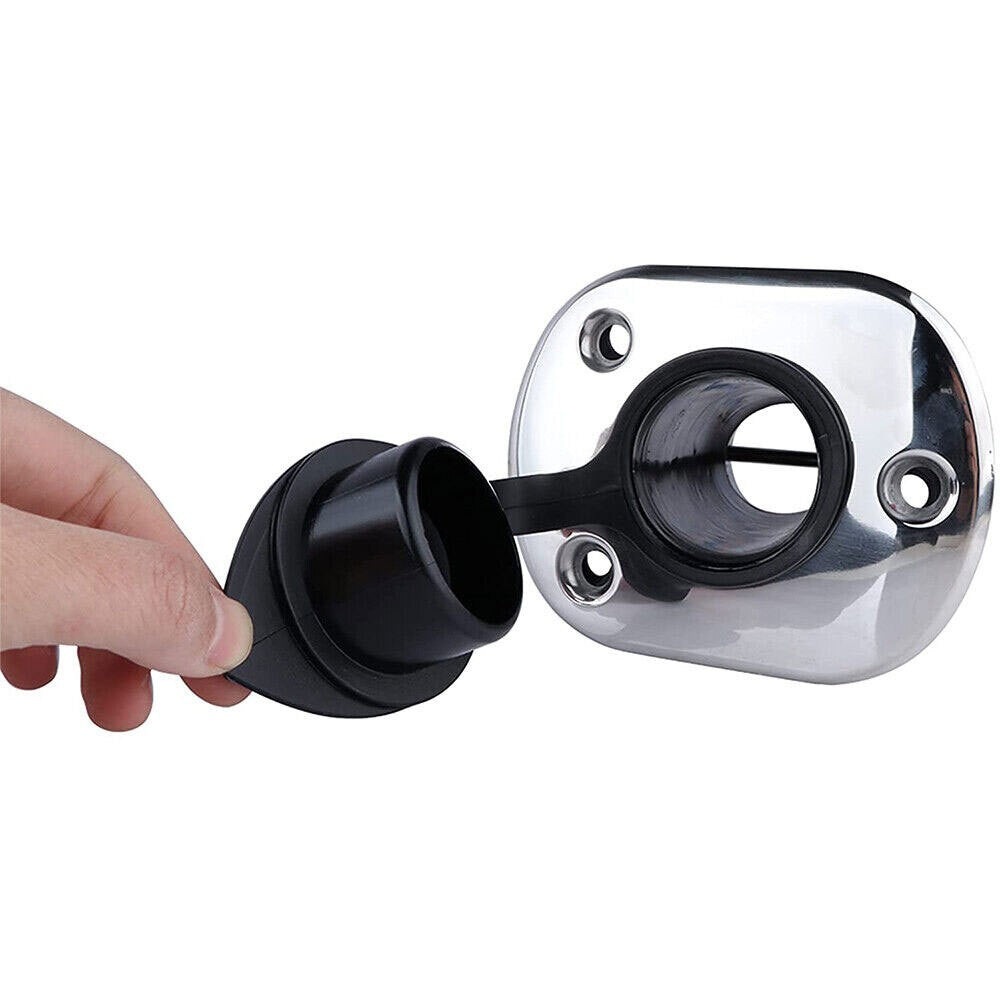 UK 2x Stainless Steel Marine Fishing Rod Holder Flush Mount 30° For Boat/Yacht