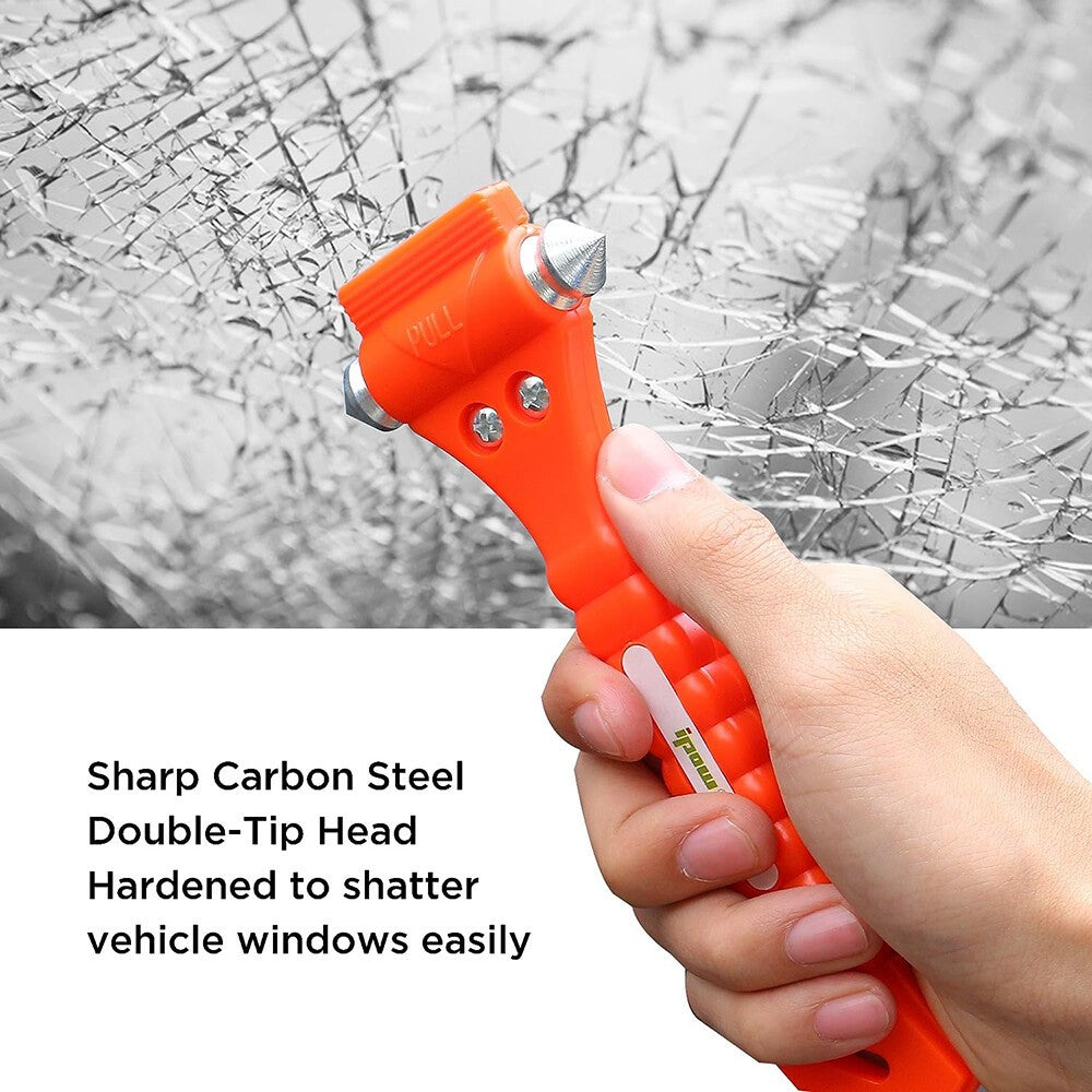 4PC Emergency Car Safety Escape Hammer SeatBelt Cutter Tool Window Glass Breaker