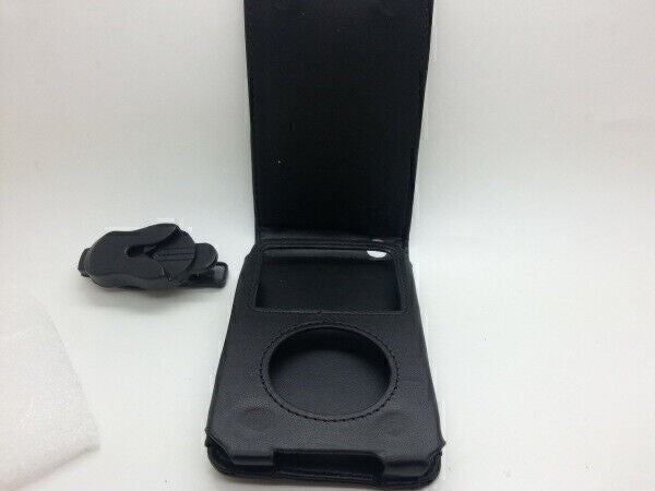 Black Leather For Apple iPod Classic 6th 7th 80 120 160GB Video 30GB  Case Cover