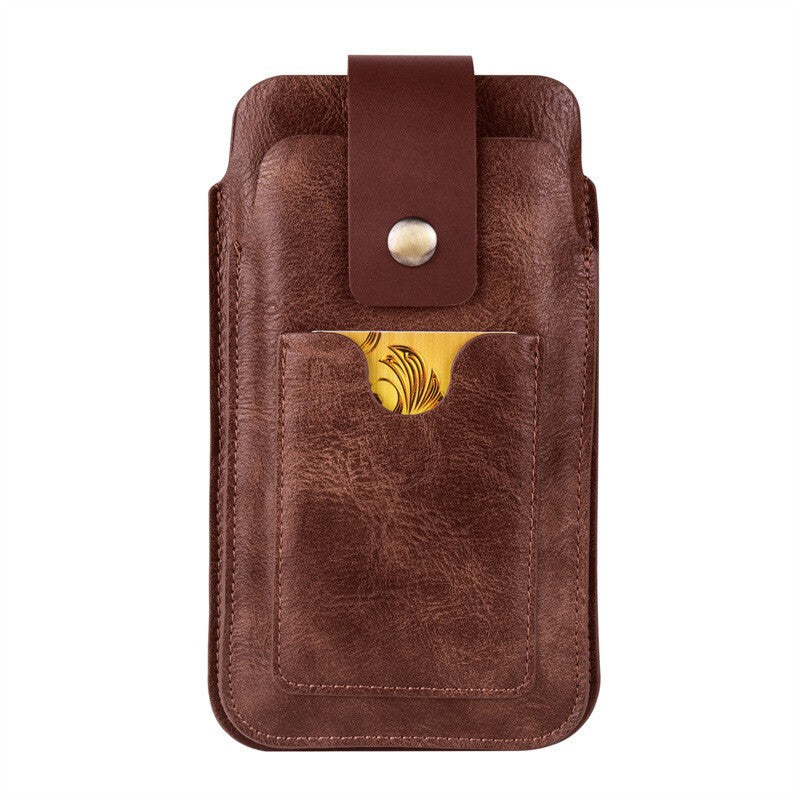 Universal mobile phone belt clip pouch bag wallet purse pu leather holster case