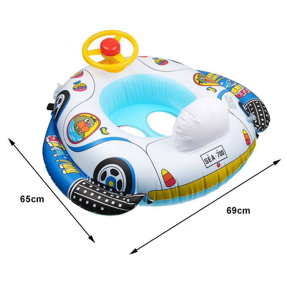 Kids Inflatable Swimming Ring Pool Float Summer Water Fun Beach Toy