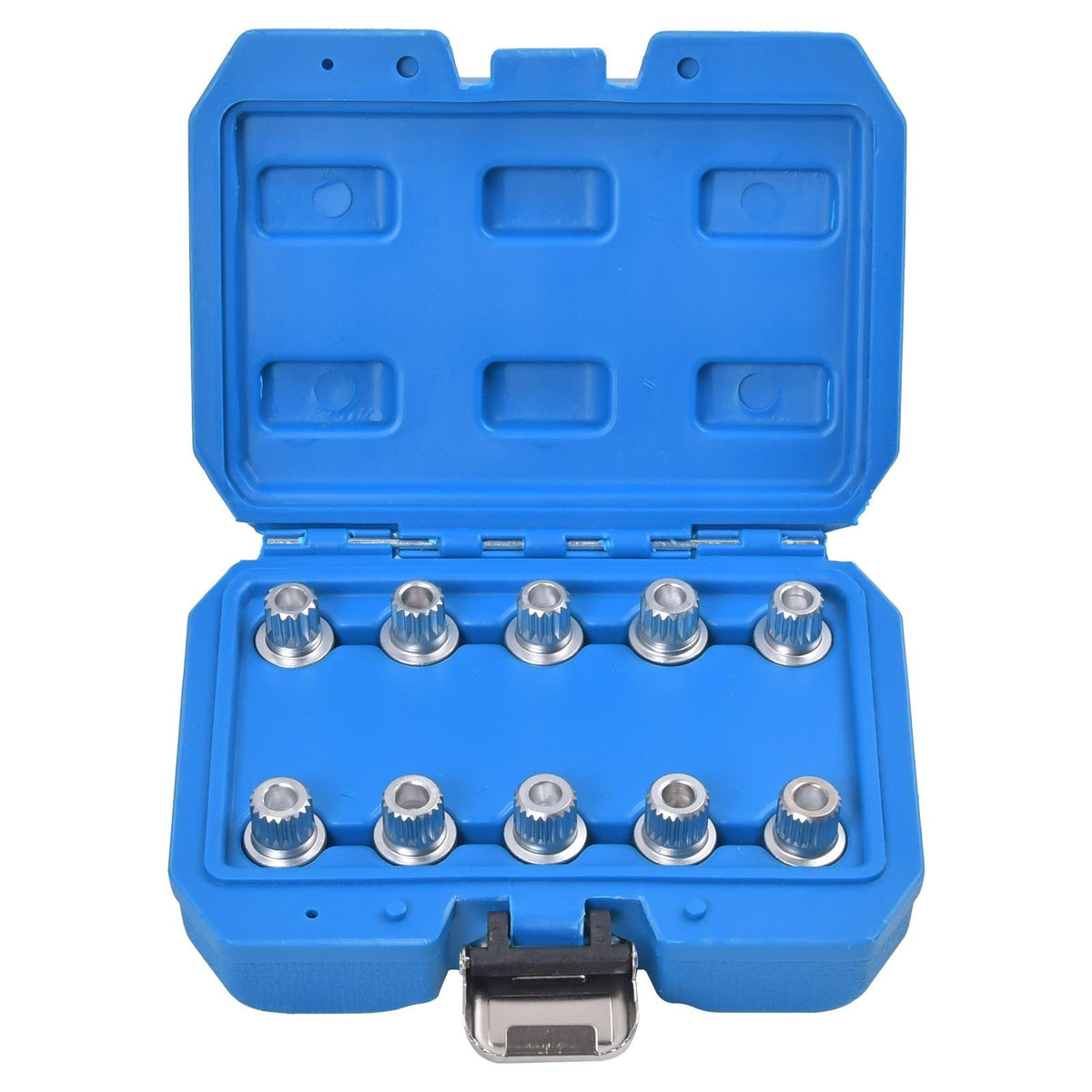 10pc For Bmw Master Locking Wheel Nut Socket Spline Tamper Proof Removal Key Set