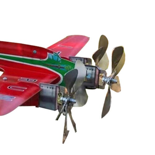 Airplane Wind Spinners Metal Pinwheels Outdoor Aircraft Windmill Garden Decor