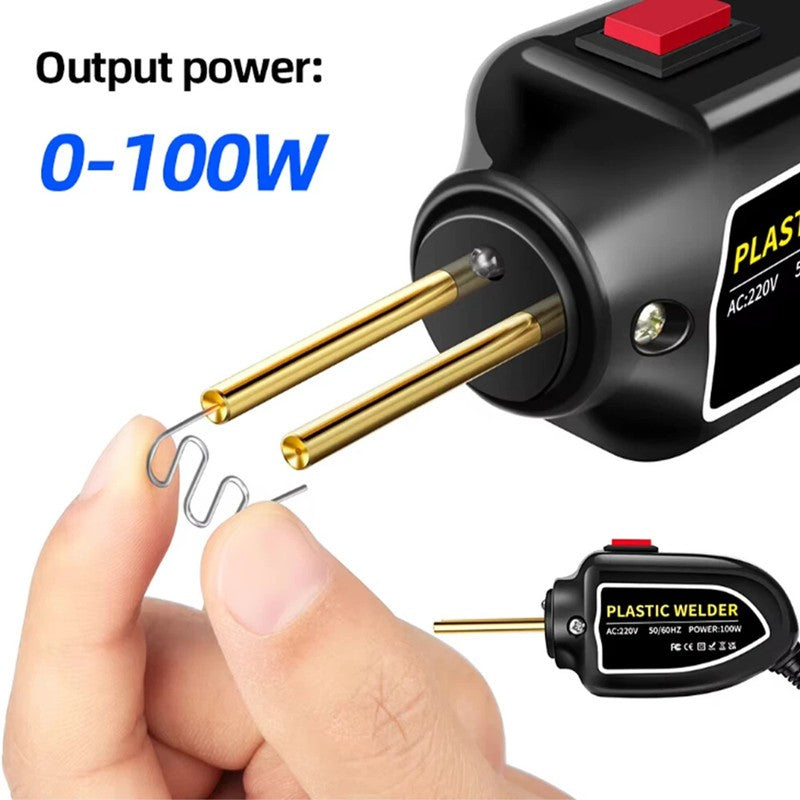 100W HOT STAPLER GUNS PLASTIC REPAIR CAR BUMPER WELDING WELDER MACHINE KIT