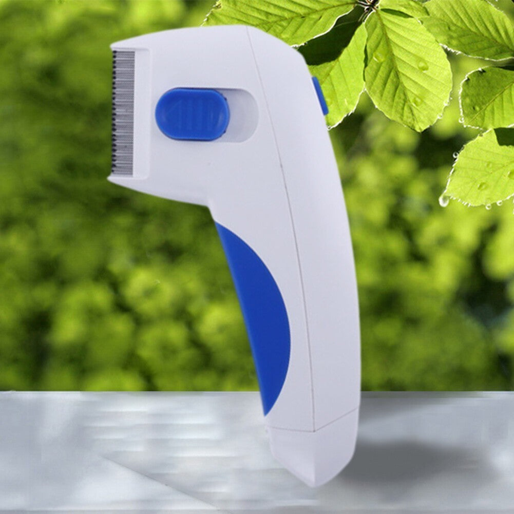 Electric Flea Zapper Comb Effective Pets Kills Flea Tool Dog Cat Lice Remover