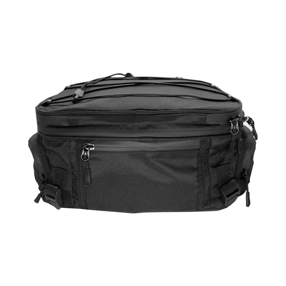 Motorcycle Helmet Tail Bag Luggage Pack Seat  Waterproof Rear Box Storage Saddle