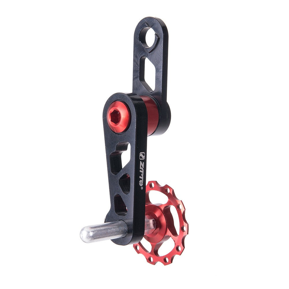 Folding Bike Chain Tensioner Stabilizer Oval Chainring Guide Rear Derailleur