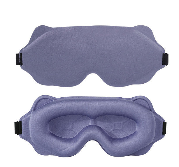 2PCS 3D Sleeping Mask Memory Foam Block Out Light comfort Eye Shade Blindfold
