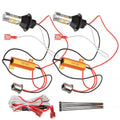 2x 1156 P21W S25 BA15S 42LED Switchback White DRL Amber Turn Signal Light