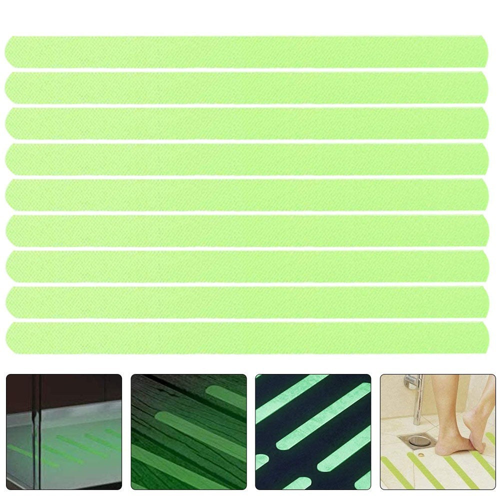 24 Pcs Stair Grips Luminous Anti-slip Strips Child  Tape Peva