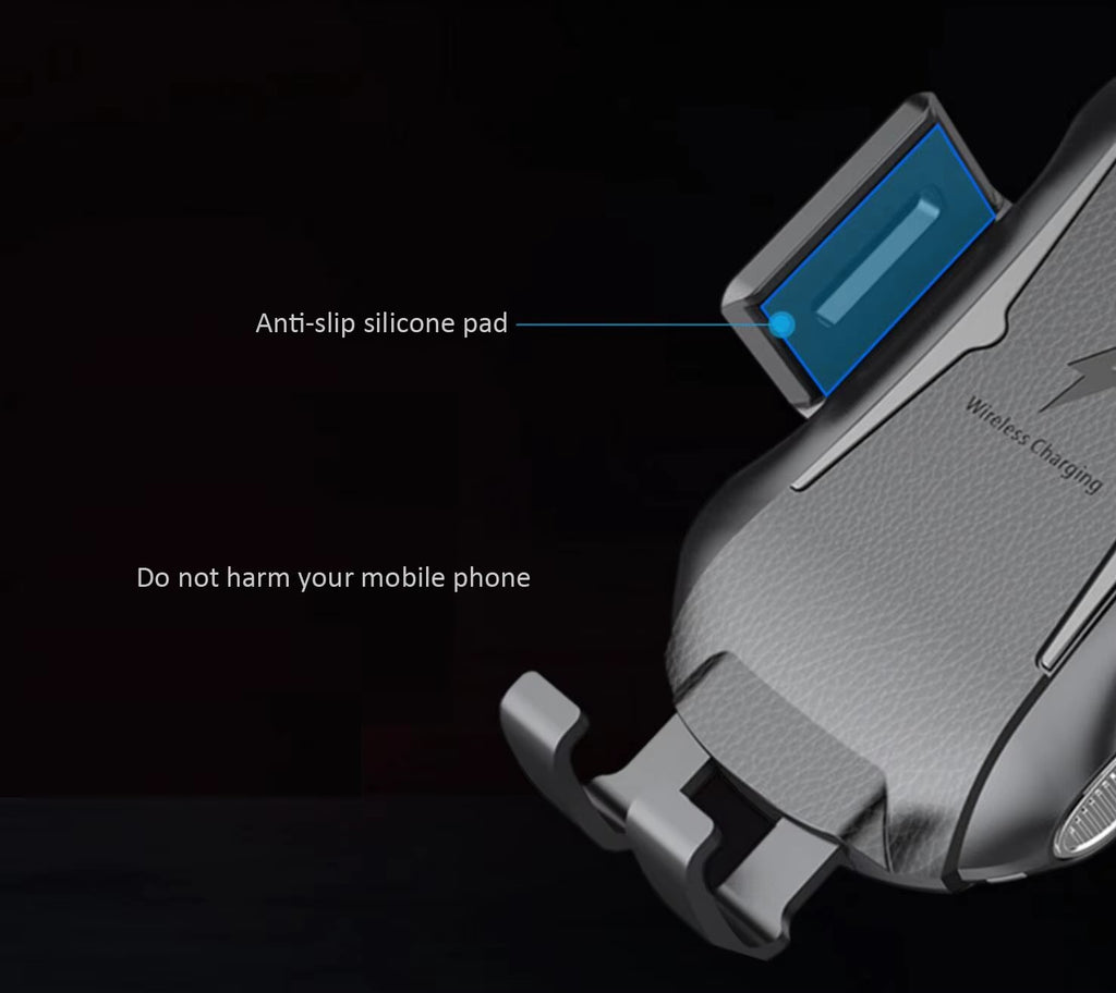 Wireless Fast Charge Car Phone Holder Universal Windscreen Dashboard Air Vent