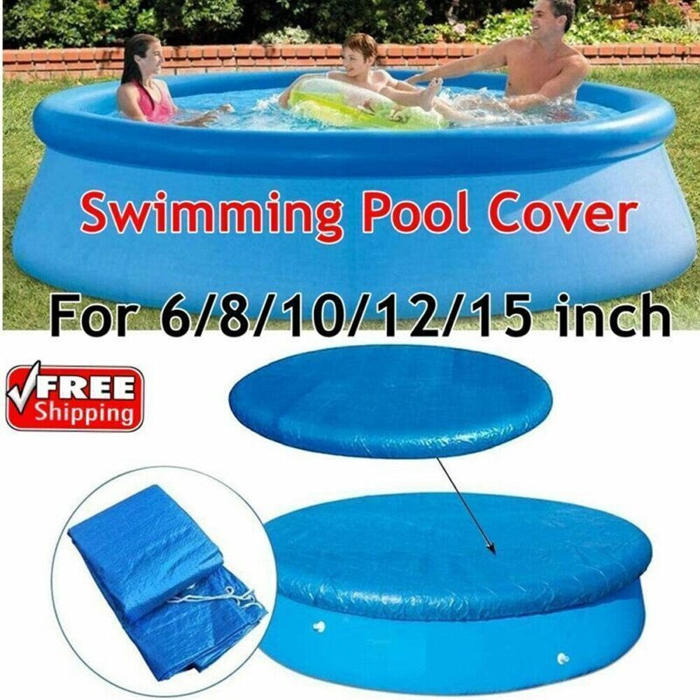 Round Swimming Pool Cover for Intex Bestway Family Garden Paddling Pools Cover