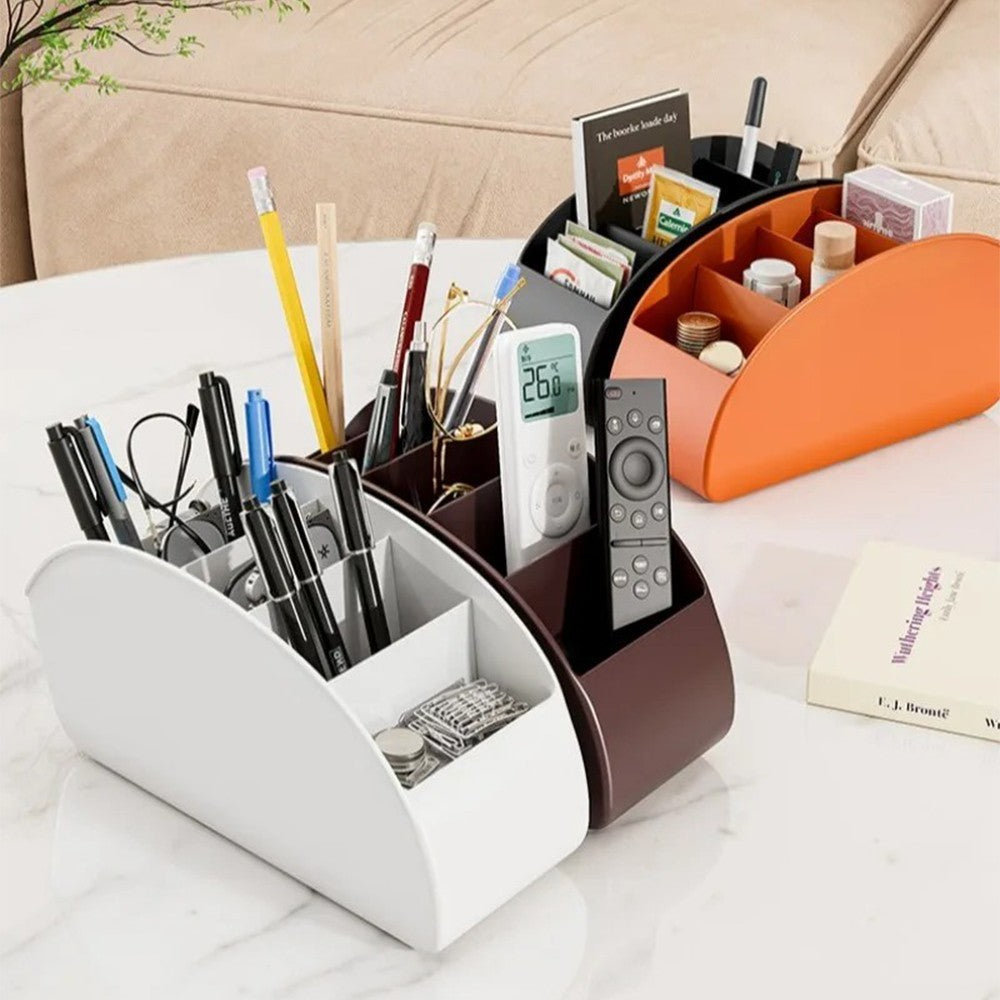 Desktop Organizer Storage Box Multi-Functional Makeup Brushes Stationery Holder