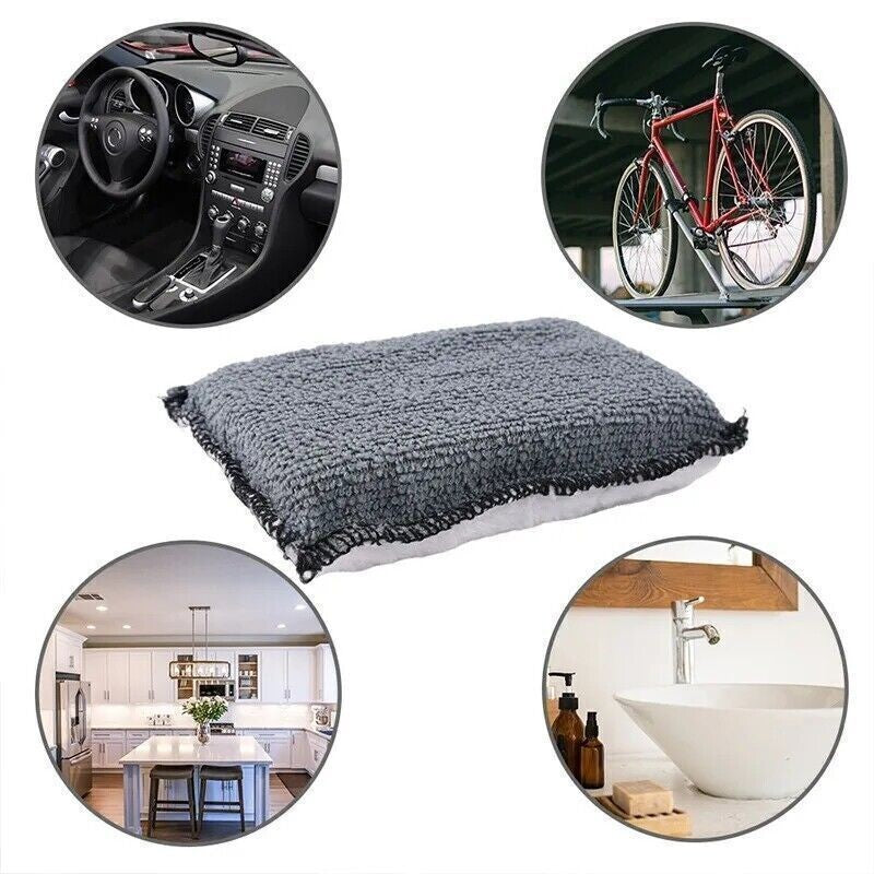Pack of 12 Multi Purpose Interior Exterior Car Detailing Scrub Pad Home Cleaning