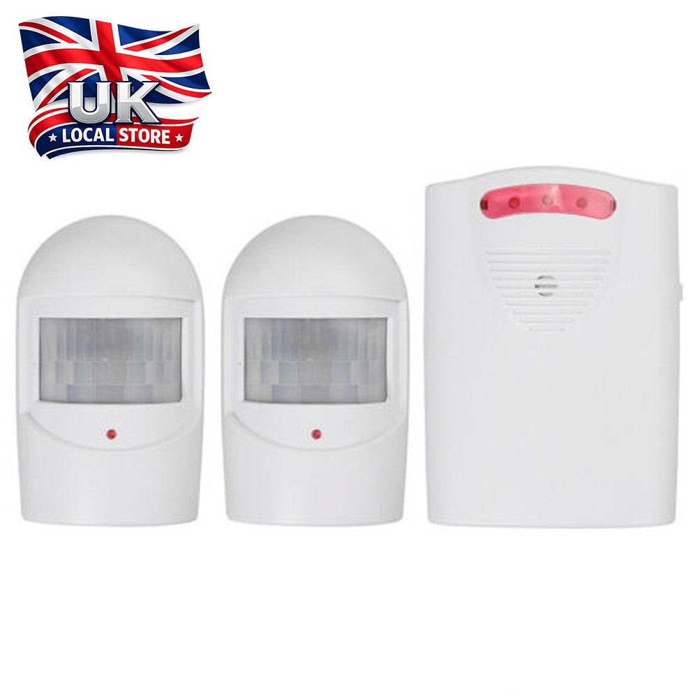 Wireless Motion Sensor Garage Driveway Alert System Security Intruder Alarm KI