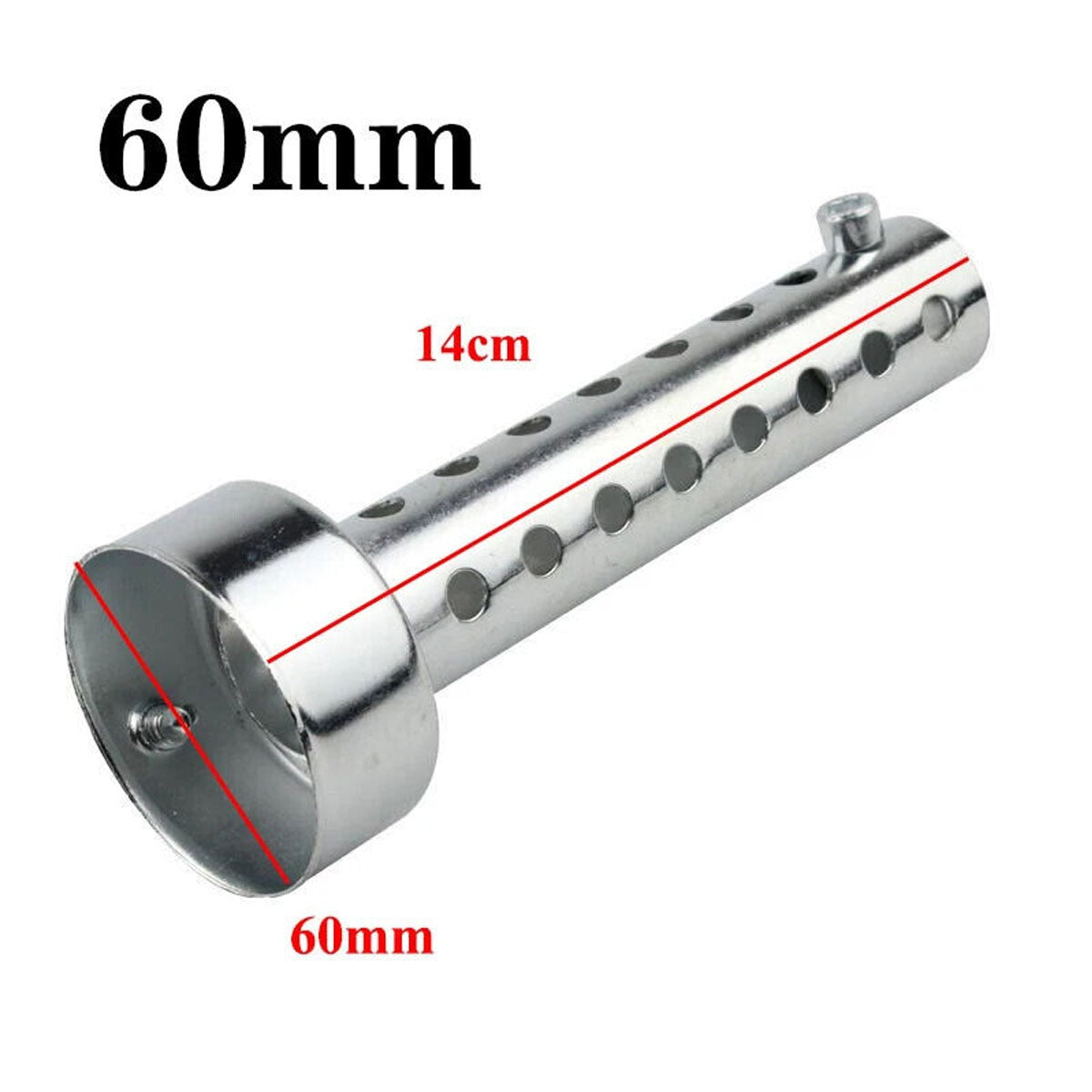 NEW Long Motorcycle Exhaust Can Muffler Insert Baffle DB Killer Silencer 60MM uk