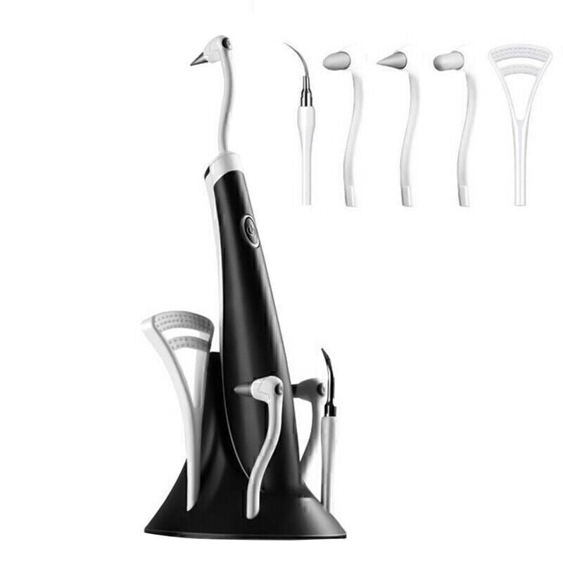 5 In1 Electric Dental Scaler Tartar Teeth Stains Cleaner Plaque Calculus Remover