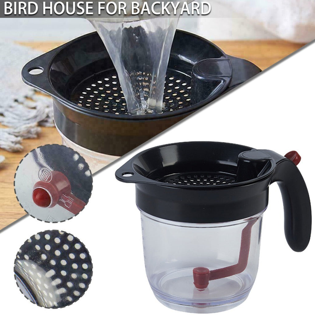 Fat Separator with Strainer Filter Gravy Fat Separator With Bottom Release