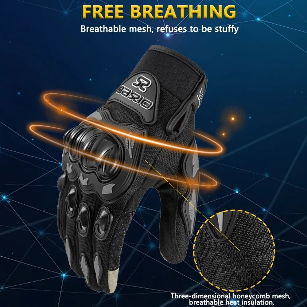 Motorcycle Motorbike Gloves Non-slip Wear-resistant  Touch Screen Racing Gloves