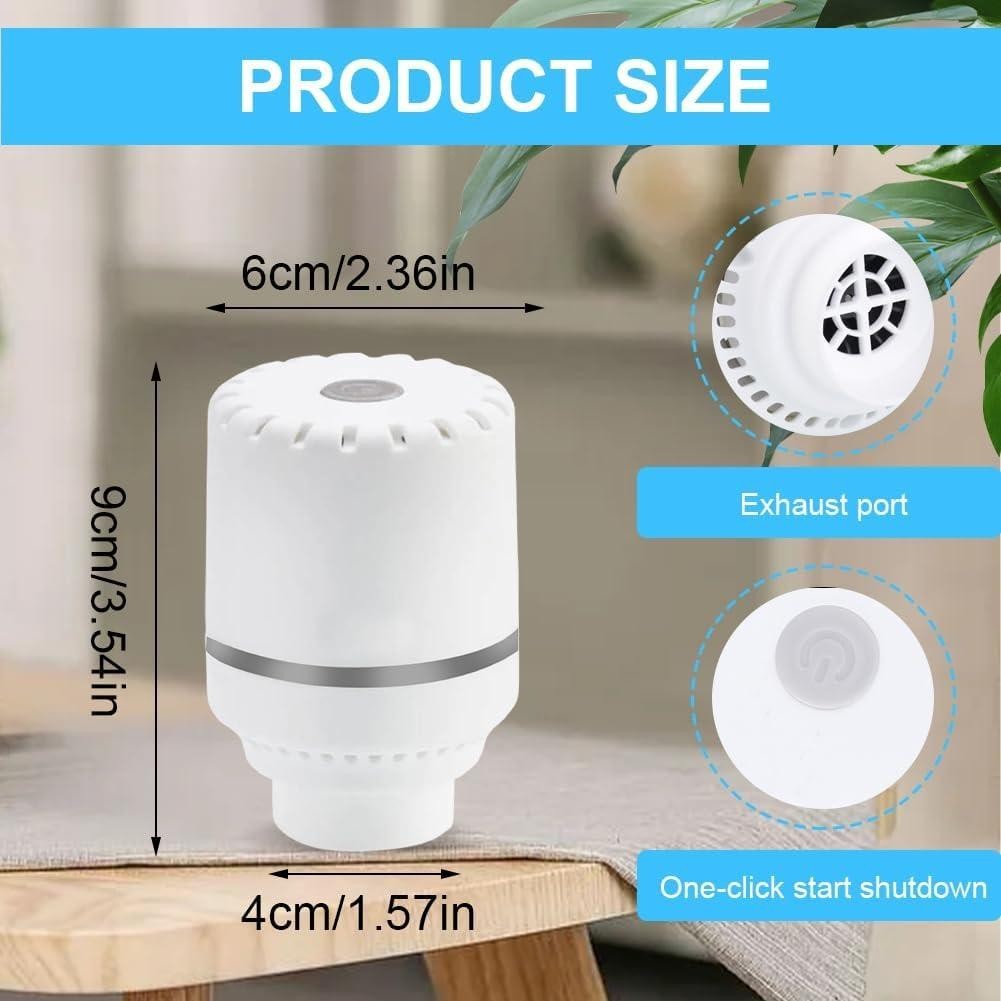 Mini Handheld Electric Vacuum Pump Compact Space Saver For Clothes Storage Bag