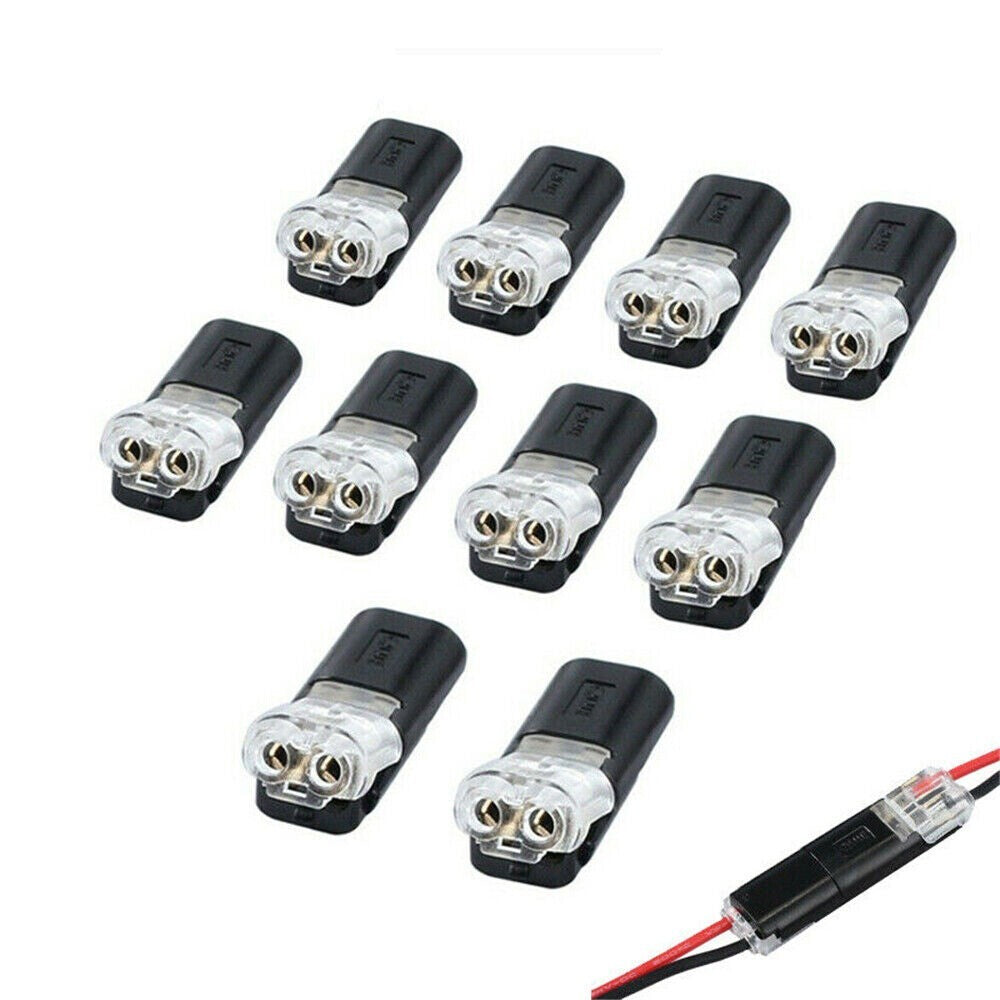 2-Pin Way Plug Car Automotive Waterproof Electrical Connector Wire Cable UK