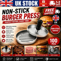 Stainless Steel Burger Press 4.72 Inch round Burger Smasher Heavy-Duty Smash UK