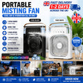 2X Portable Air Cooler Fan Black & White Evaporative AC Humidifier UK