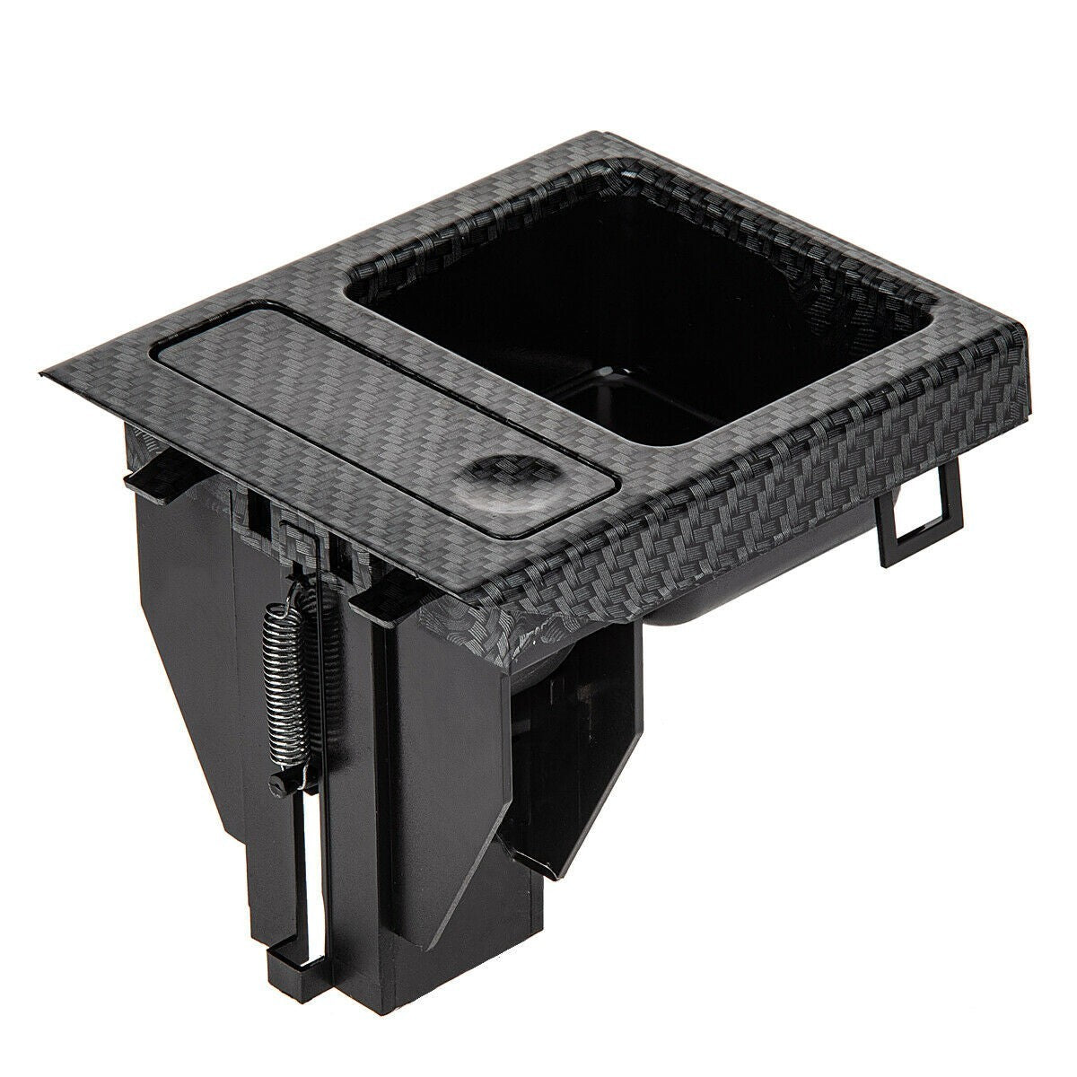 Carbon Fiber Style Center Console Cup Drink Holder For BMW 3 Series E46 1998-06!