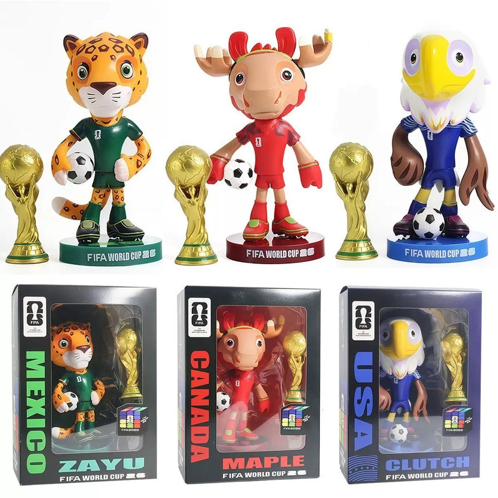 2026 World Cup mascot figurine Football Match Mascot Model Sports Collectibles
