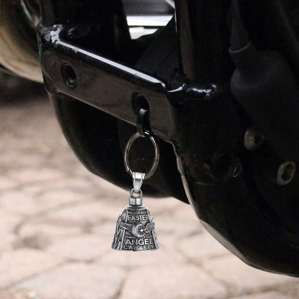 Motorcycle Bells for Biker Good Luck Guardian Riding Bells Luck Bell for Bike
