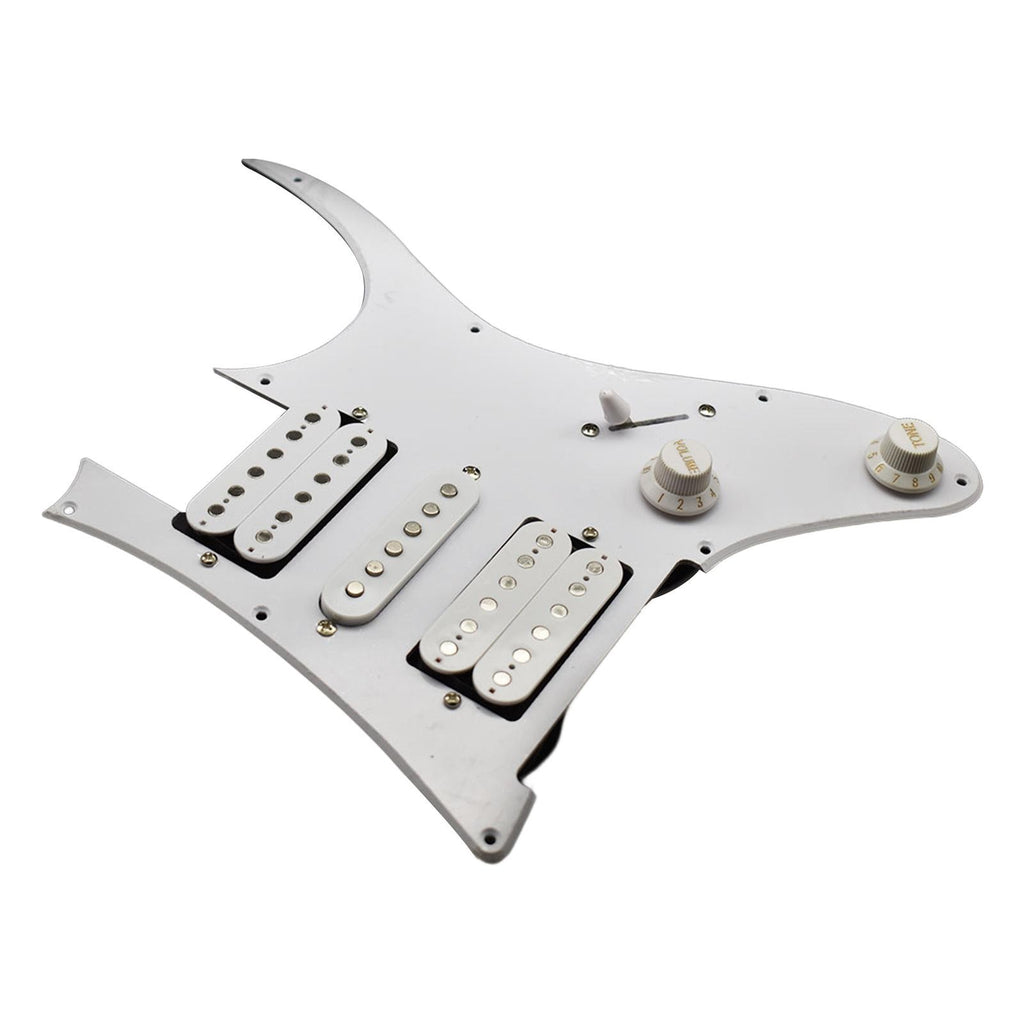 Pre-wired guitar pickguard pickup with loaded pickguard and humbucking coil for