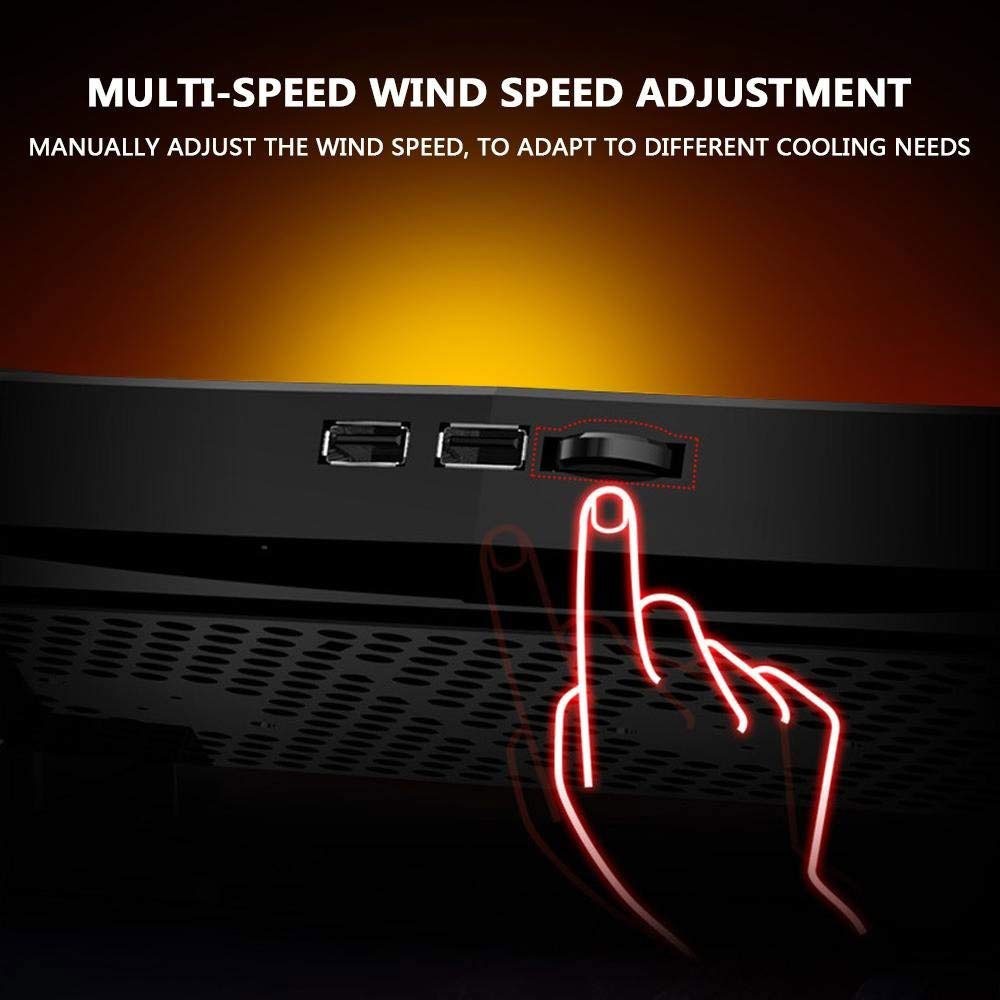 Laptop Cooling Pad Laptop Stand with 3 Cooling Quiet Fans for 12-17" Laptops