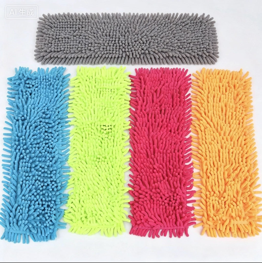 5 x Micro Fiber Floor Mop Cleaner Extendable Refill Head Tile Wet Dry 4191 A