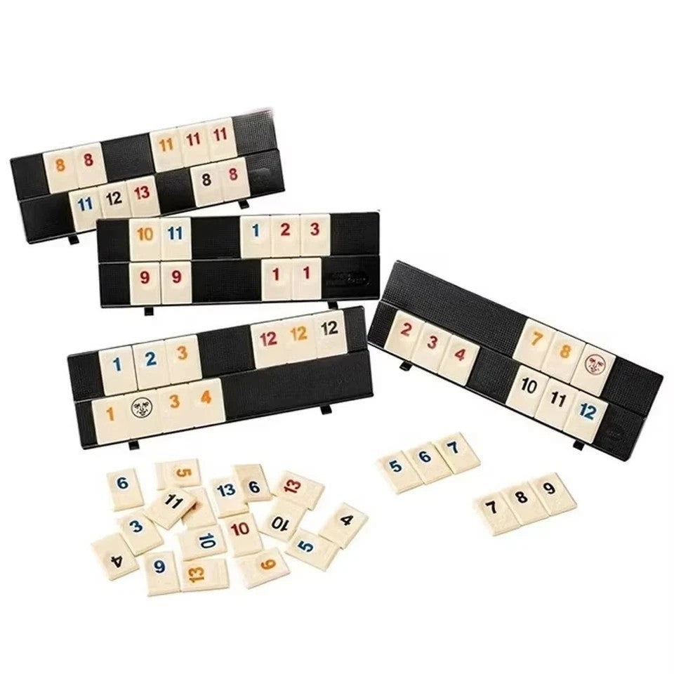 Rummikub Pouch Travel Game - Age 7+ Compact & Portable Fun 2-4 Player Game-UK