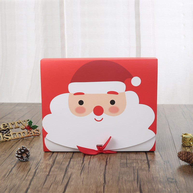 5PCS New Blank Christmas Gift Box, Red, Green, Xmas, Santa