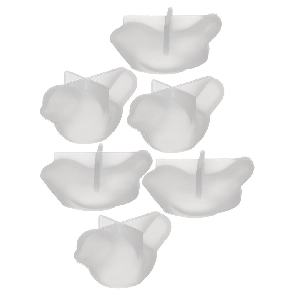 6 Pcs Bird Shaped Mold Crafting Silicone Moulds Birds Resin Molds