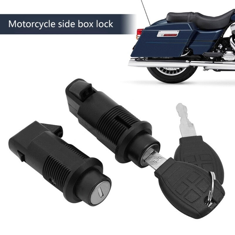 1Set Motorcycle Saddlebag Lock Hard Saddle Bag Hardware Universal