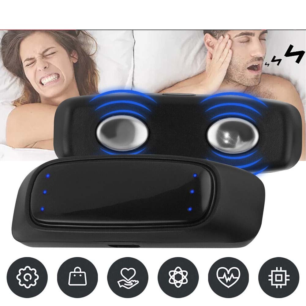 New Smart Snoring Stopper Sleep Aid Anti Snoring Chin Device Muscle Tightening