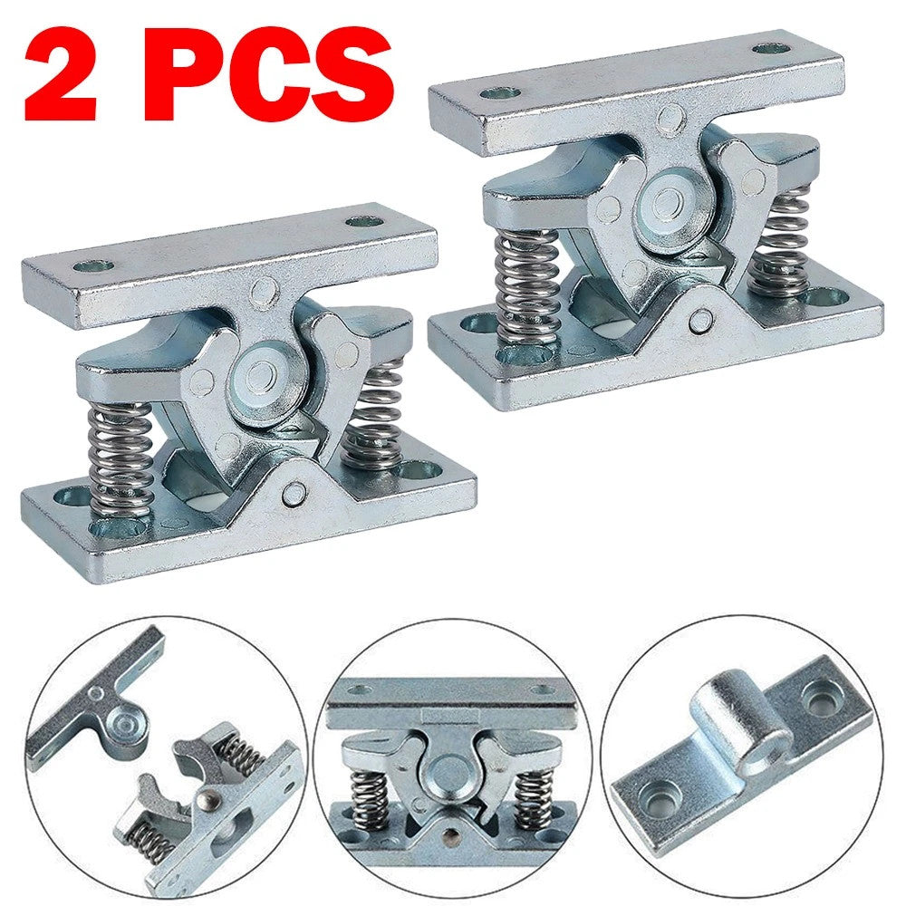 2PCS Door Retainer Catch Zinc Alloy For Caravan Motorhome And Boat Door Clip HOT
