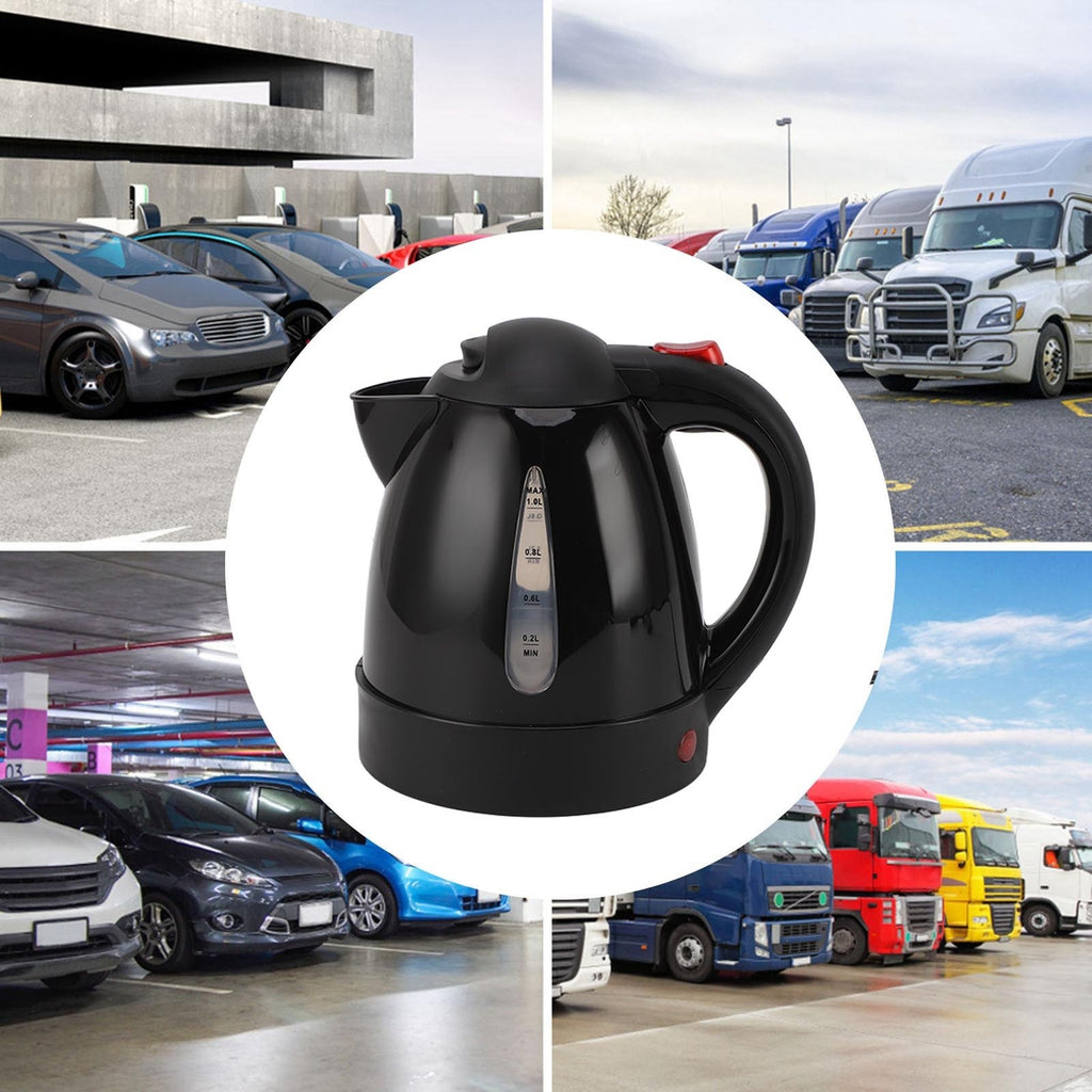 Portable 24V 1000ML Fast Boil Kettle For Lorry Trucker Travel Water Pot