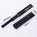 Reliable Side Mounted 45mm Wide Drawer Slides for Small Drawers Pack of 2