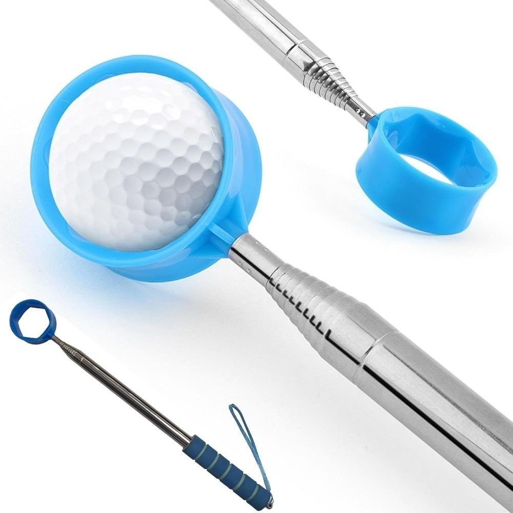 1pc Extendable Golf Ball Grabber Golf Ball Picker Telescopic Golf Ball Retriever
