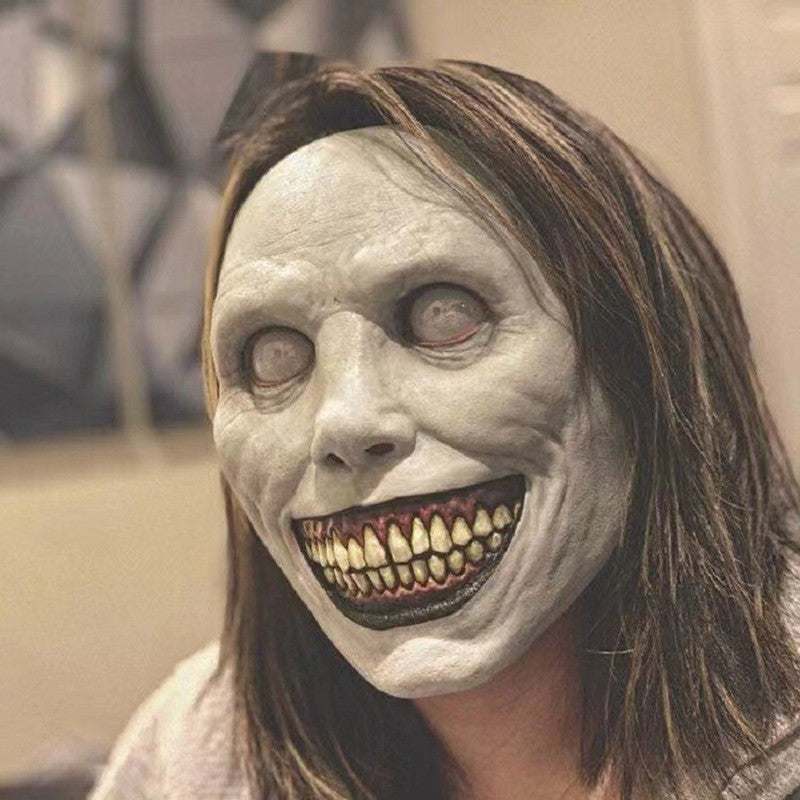 Halloween Scary Mask Smiling Devil Horror Cosplay Costume Party Halloween Prop