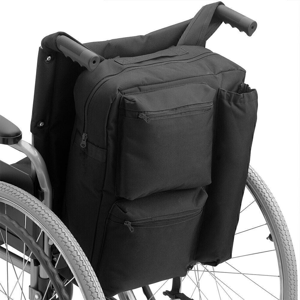 Mobility Scooter Bag with Hanging Straps Large Capacity for Wheelchair